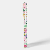 紫の小さな花のモノグラム Case-Mate iPhoneケース (裏面 / 左)