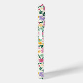 紫の小さな花のモノグラム Case-Mate iPhoneケース (裏面 / 右)