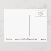 紫の小鳥 ポストカード (裏面)