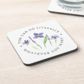 紫の山花なら何でもよろしい コースター (左側)