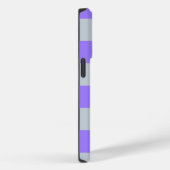 紫の市松模様にギンガム Case-Mate iPhoneケース (裏面 / 右)
