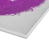 紫の平和サイン カッティングボード (角)