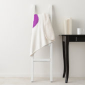 紫の平和サイン シェルパブランケット (インサイチュ)