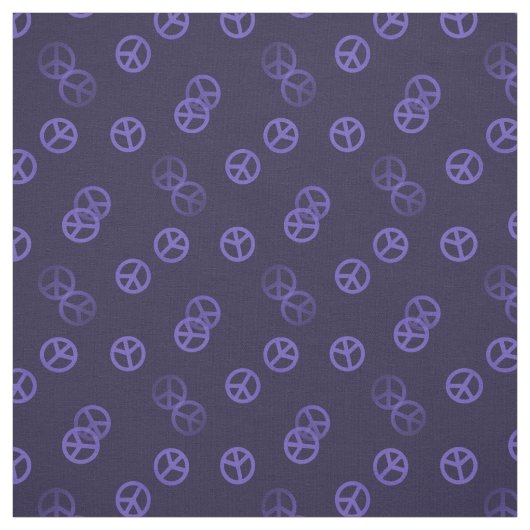 紫の平和サイン ファブリック (見本)