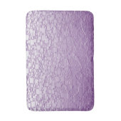 紫の幾何グラデーションタイル抽象デザイン バスマット (正面縦)
