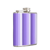 紫の影のストライプ フラスク (右)