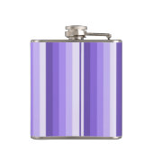 紫の影のストライプ フラスク (裏面)
