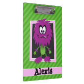 紫の怪物オングリーンストライプモンスター クリップボード (右)
