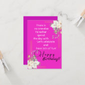 紫の恋人 カード (正面/裏面インサイチュ)