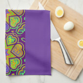 紫の情熱のキッチンタオル キッチンタオル (四つ折り)