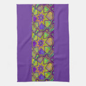 紫の情熱のキッチンタオル キッチンタオル (縦)