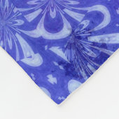 紫の情熱の毛布 フリースブランケット (角)