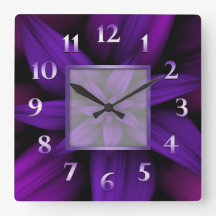 紫の情熱フローラ幾何学模様