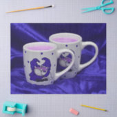 紫の情熱格言ティッシュペーパー 薄葉紙 (クラフト)