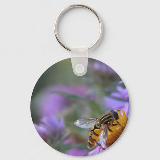 紫の情熱 キーホルダー (正面)