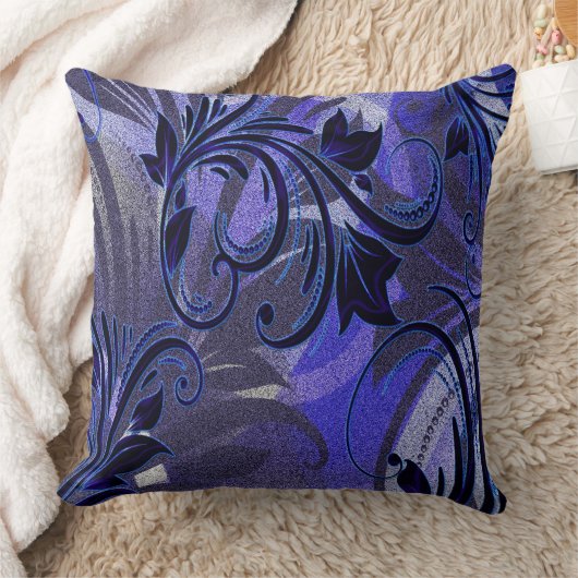 紫の情熱 クッション (ブランケット)