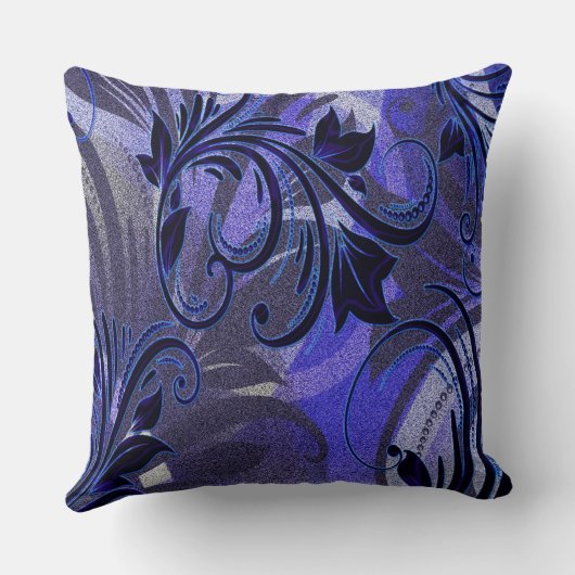 紫の情熱 クッション (裏面)