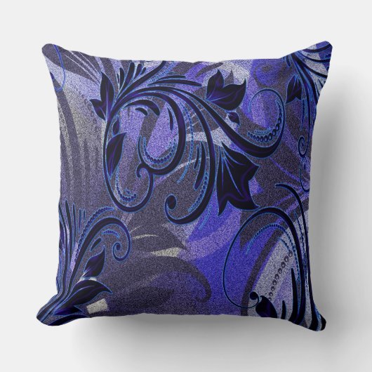 紫の情熱 クッション (正面)