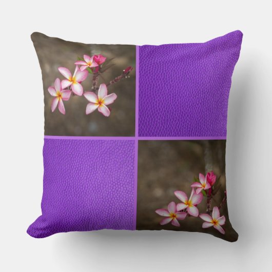 紫の情熱 クッション (正面)