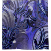 紫の情熱 シャワーカーテン (正面)