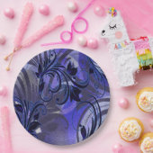 紫の情熱 ペーパープレート (パーティー)