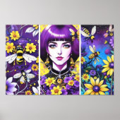 紫の情熱 ポスター (正面)