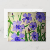 紫の情熱 ポストカード (正面/裏面)