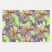 紫の情熱 ラッピングペーパーシート (正面2)