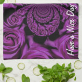 紫の情熱:ロマ王室のンスバラ キッチンタオル (折り畳み)