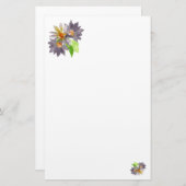 紫の情熱 便箋 (正面/裏面)