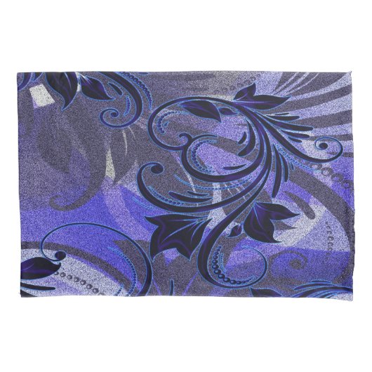 紫の情熱 枕カバー (正面左)