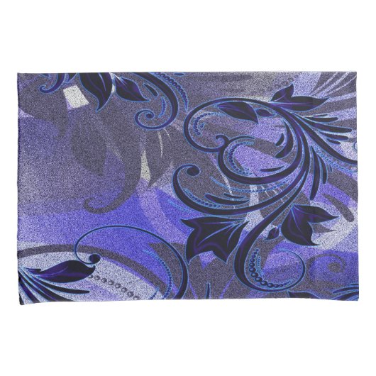 紫の情熱 枕カバー (正面右)