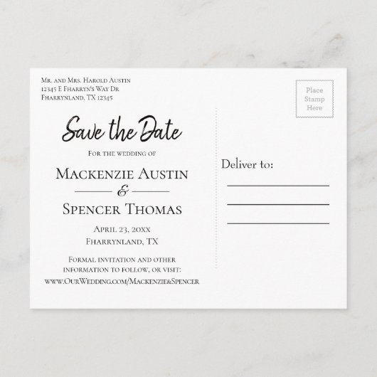 紫の情熱 | Violet Lavender Plumブラシストローク 案内ポストカード (裏面)