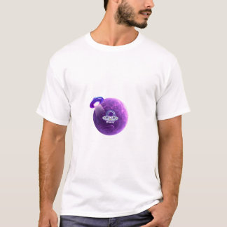 紫の惑星 Tシャツ