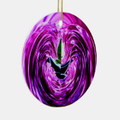 紫の愛_ セラミックオーナメント (右)