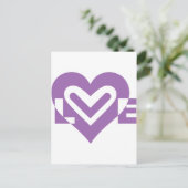 紫の愛 ポストカード (スタンド正面)