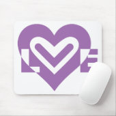 紫の愛 マウスパッド (マウス)