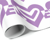 紫の愛 ラッピングペーパー (ロールコーナー)