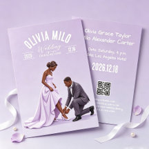 紫の手をつなぐアートワーク 結婚式