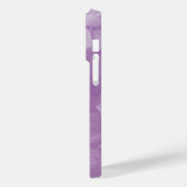紫の抽象芸術インクフロー – 柔らかさと謎 Case-Mate iPhoneケース (裏面 / 左)