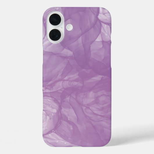 紫の抽象芸術インクフロー – 柔らかさと謎 Case-Mate iPhoneケース (裏面)