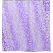 紫の抽象芸術シャワーカーテン シャワーカーテン (正面)