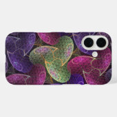 紫の抽象芸術パターン無限ウィッシュ Case-Mate iPhoneケース (裏面 (横))