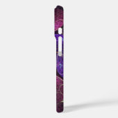 紫の抽象芸術パターン無限ウィッシュ Case-Mate iPhoneケース (裏面 / 左)
