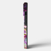 紫の抽象芸術フローラルパターンiPhoneケース Case-Mate iPhoneケース (裏面 / 左)