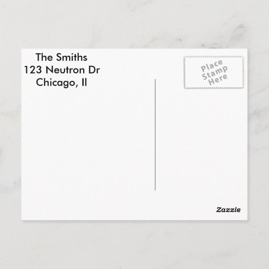 紫の指でハートX線X線X線撮影（法） Gradを作る ポストカード (裏面)