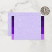 紫の数々のノートカード ノートカード (正面/裏面インサイチュ)
