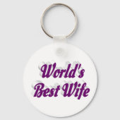 紫の文字 キーホルダー (正面)