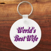 紫の文字 キーホルダー (正面)