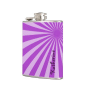 紫の日が差すこと「名前を追加」 フラスク (左)